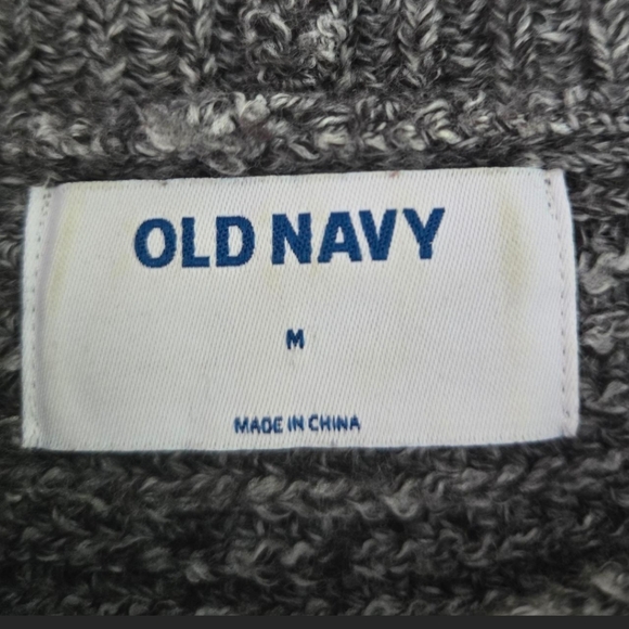 Old Navy Gray Knitted hooded sweater - Picture 4 of 4